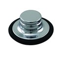 Westbrass InSinkErator Style Brass Disposal Stopper for Garbage Disposal in Polished Chrome D209-26